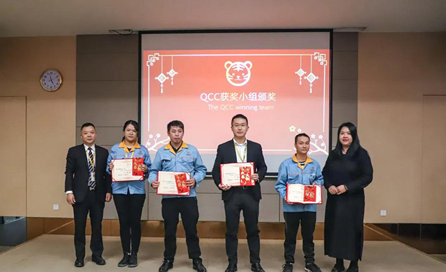 2021 年度QCC小组活动效果二等奖