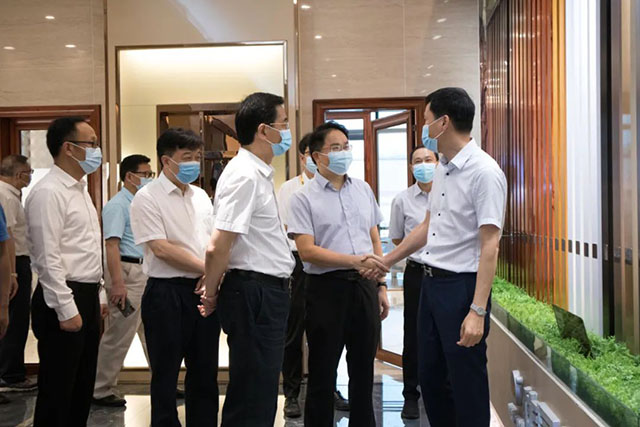 调研组对德赢VWIN生长情形给予了充分肯定