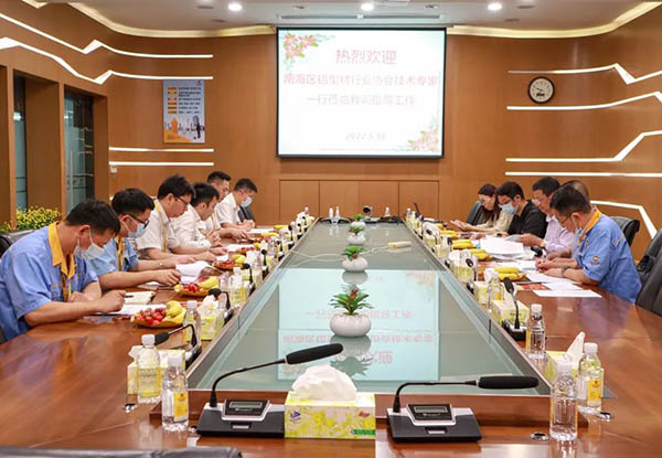 南海区铝型材行业协会手艺专家一行莅临德赢VWIN集团指导事情。。。。。。。。